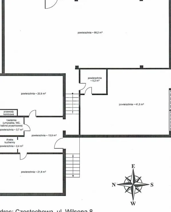 Lokal handlowy na  sprzedaż Częstochowa - LOKAL USŁUGOWY 219 M2 CENTRUM